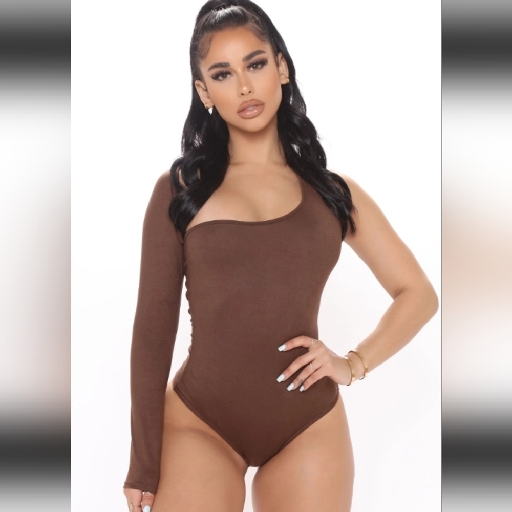 Fashion Nova - Arms Around Me Bodysuit- W Sz Small